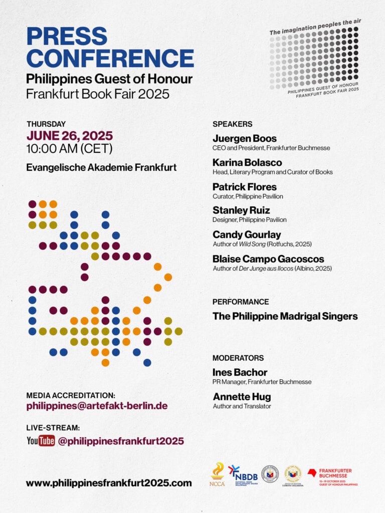 Poster for the PH Guest of Honour Press Conference